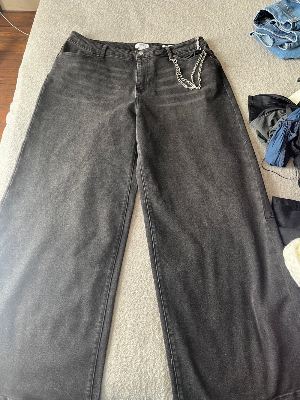 Forever 21 Faded Black High-Rise Jeans